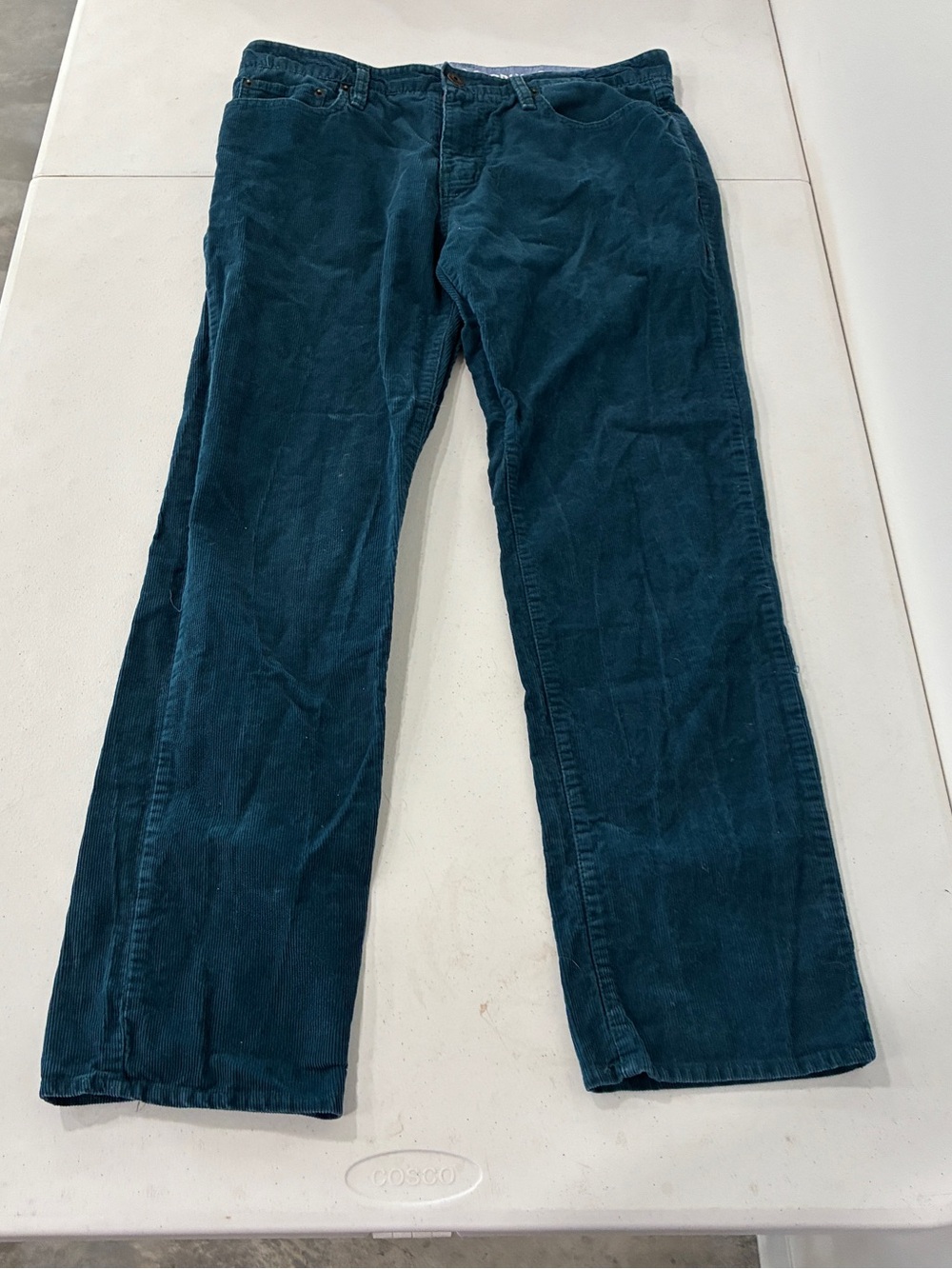 Mossimo Supply Co. men’s Fine- Wale Corduroy Pants 34x30 Teal/ Turquoise